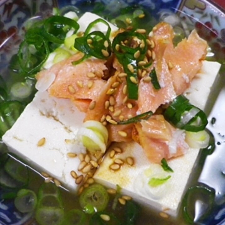 塩鮭温豆腐